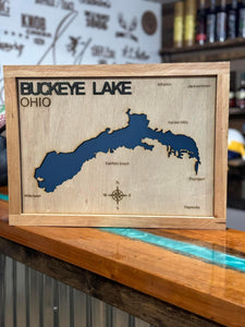 Custom Lake/Coastline Sign