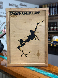 Custom Lake/Coastline Sign