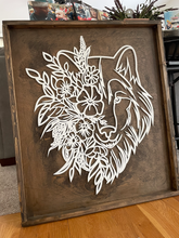 Load image into Gallery viewer, 3D Geometric Animal Wall Art - w/frame
