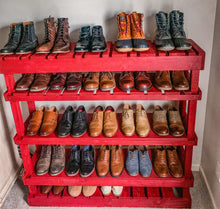 Load image into Gallery viewer, Custom Solid Wood Shoe Rack/Holder 4&#39; x4&#39;
