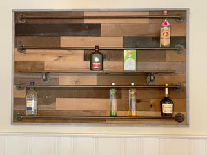 Custom Wall Bar / Alcohol Rack