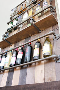 Custom Wall Bar / Alcohol Rack