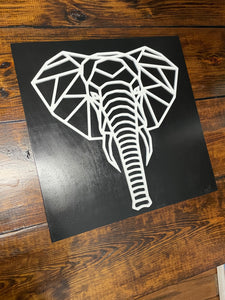 3D Geometric Animal Wall Art - No frame