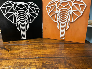 3D Geometric Animal Wall Art - No frame