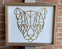 Load image into Gallery viewer, 3D Geometric Animal Wall Art - w/frame
