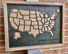 Load image into Gallery viewer, 3D + Engraved United States - &quot;Places I&#39;ve visited&quot; Map
