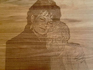 Photograph Engraved Wooden Pictures