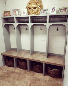 Mudroom Lockers - Customize Size & Color