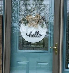 Front Door 18" Round Sign