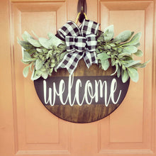 Load image into Gallery viewer, Front Door 18&quot; Round Sign
