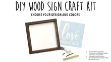 Load image into Gallery viewer, DIY Wood Sign Craft Kit - $45–$85
