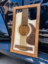 Load image into Gallery viewer, Acoustic Guitar 3D + Multi-layered Wood Replica w/Custom Engraving
