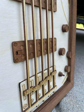 Load image into Gallery viewer, Bass Guitar 3D + Multi-layered Wood Replica w/Custom Engraving
