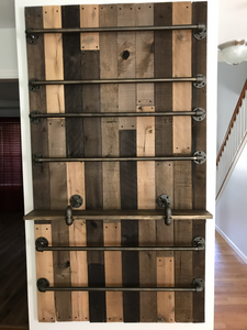 Custom Wall Bar / Alcohol Rack