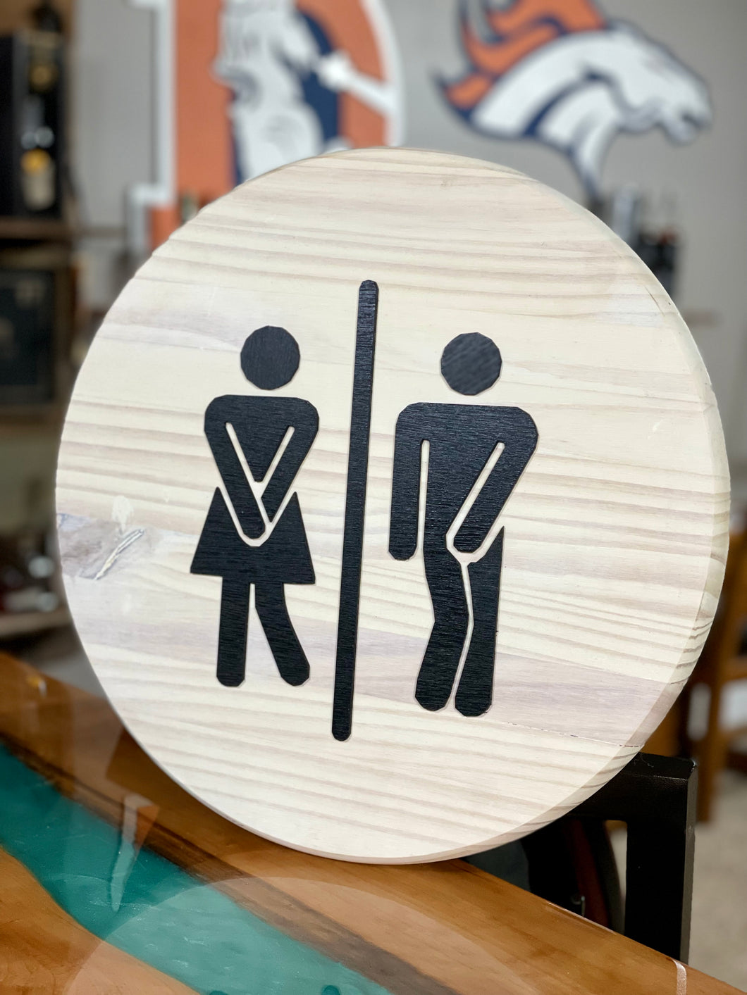 Bathroom sign