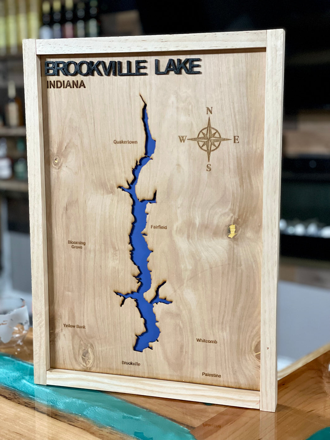 Brookeville Lake Sign